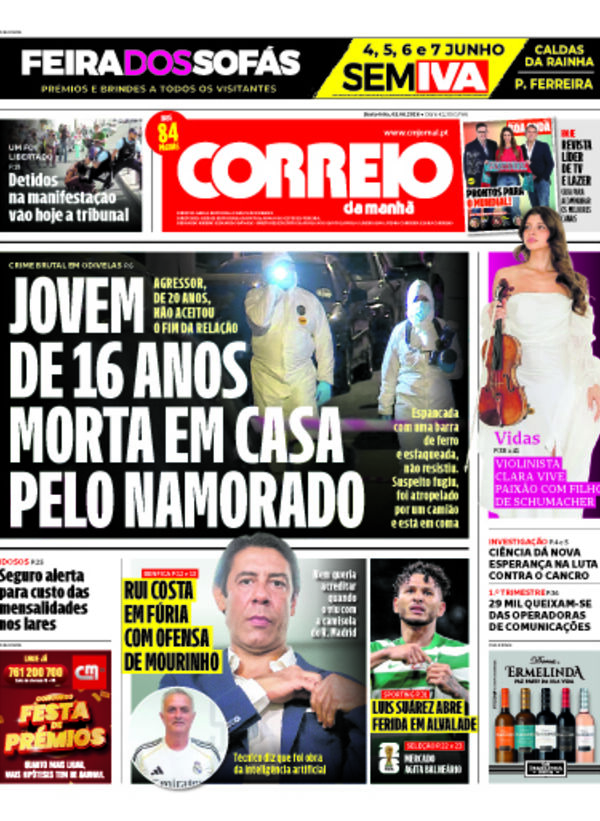 Capa do jornal