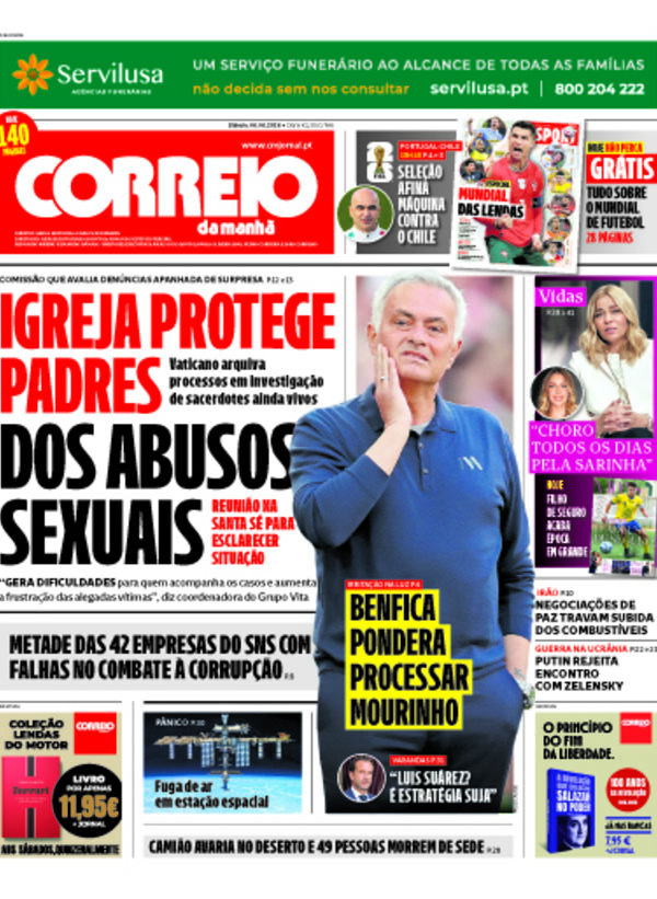 Capa do jornal