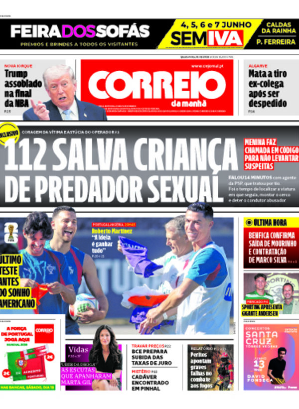 Capa do jornal