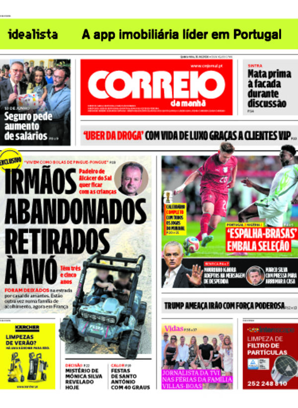 Capa do jornal