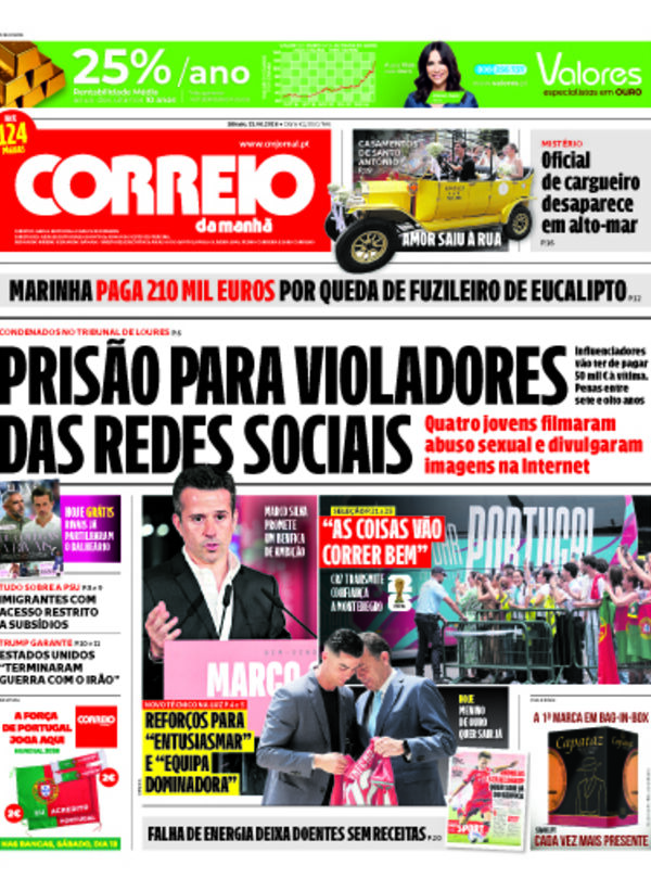 Capa do jornal