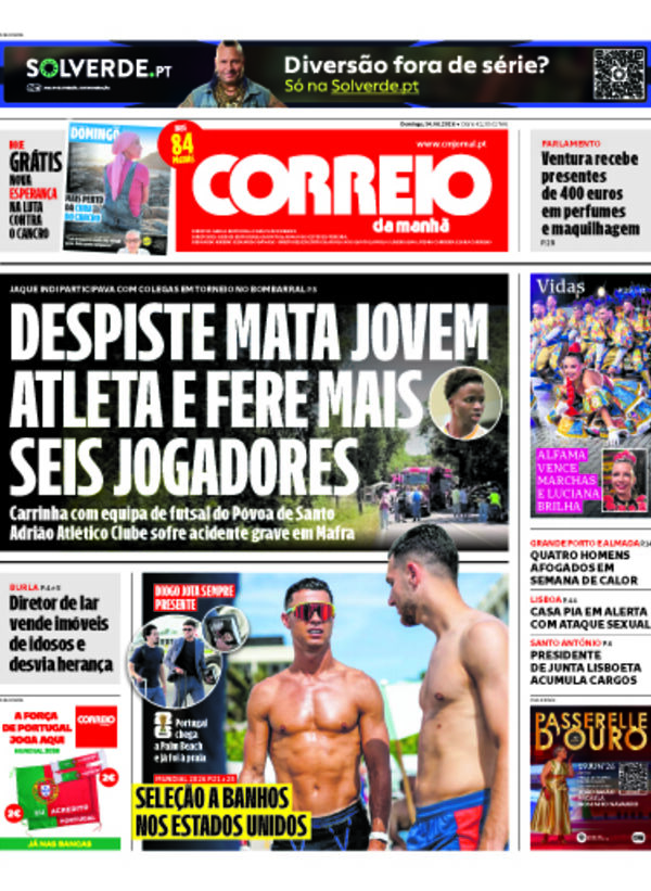 Capa do jornal