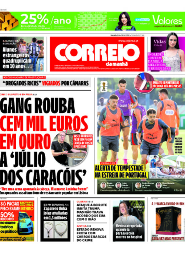 Capa do jornal
