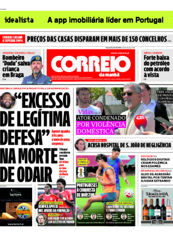Capa do jornal