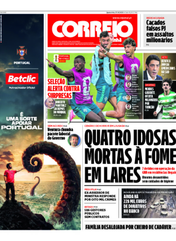 Capa do jornal