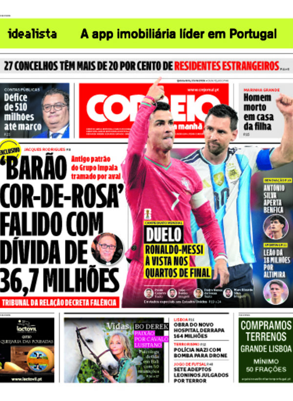 Capa do jornal