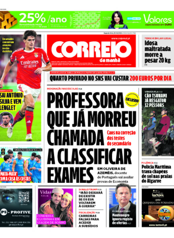 Capa do jornal