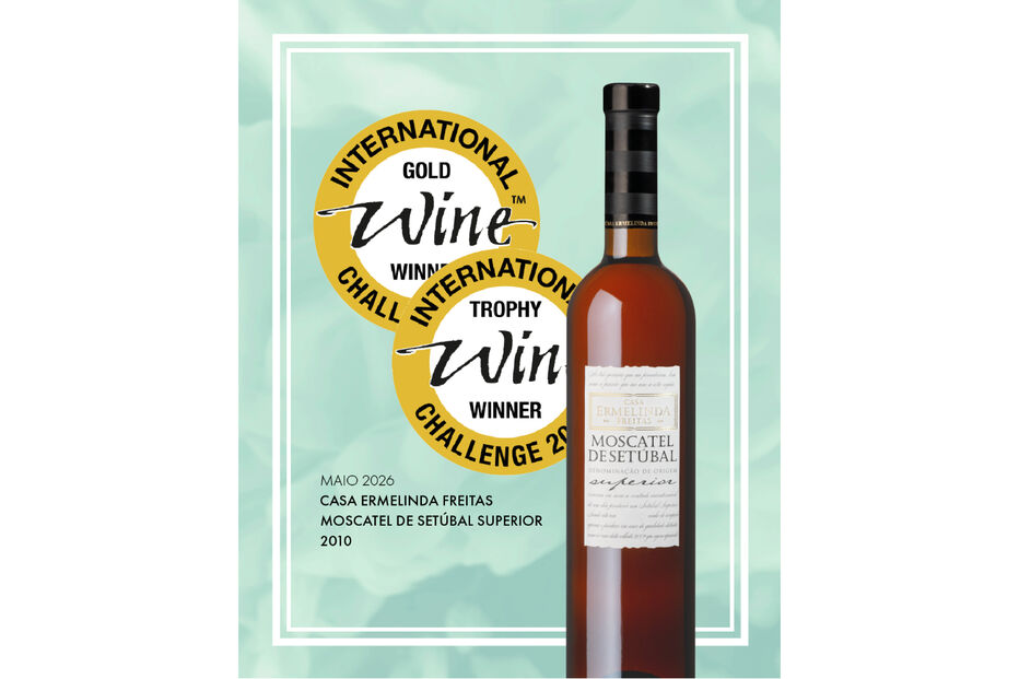 Casa Ermelinda Freitas ganha prémio de melhor Moscatel de Setúbal no International Wine Challenge 2026
