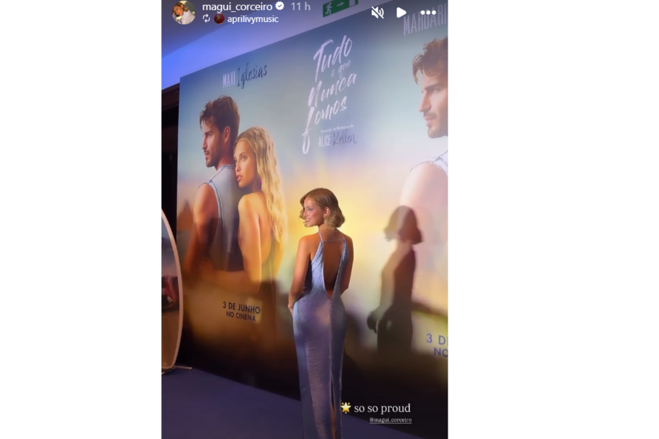Margarida Corceiro brilha na antestreia do seu novo filme em Lisboa