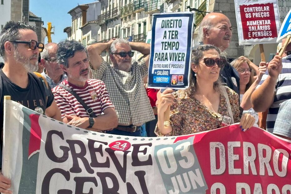 Em Évora a lta contra o pacote laboral faz-se na Praça do Giraldo 