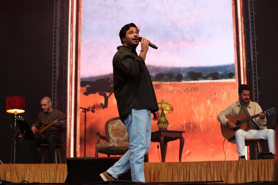 Luís Trigacheiro subiu ao palco no primeiro dia de festival 