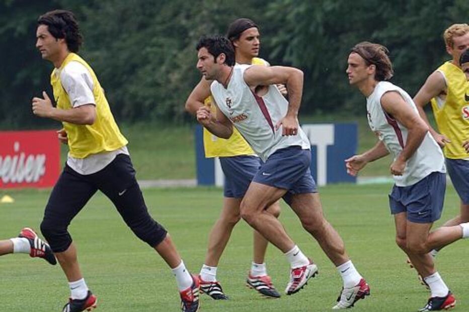 Seleção Nacional a preparar a competição em 2002