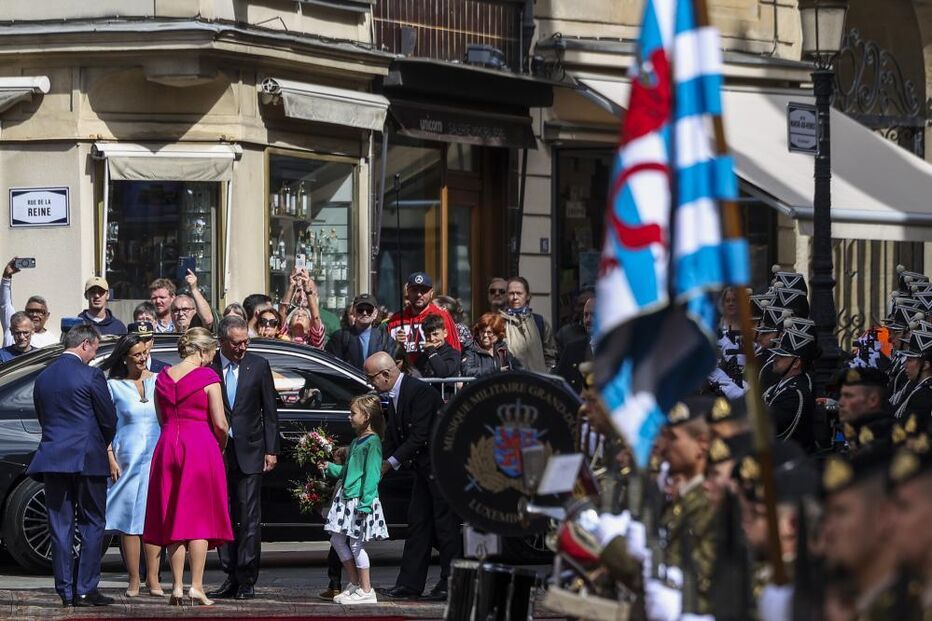  Presidente da República, António José Seguro, acompanhado da sua esposa, Margarida Maldonado Freitas, recebido pelo Grão-Duque, Guilherme V e pela Grã-Duquesa, Stephanie de Luxemburgo
