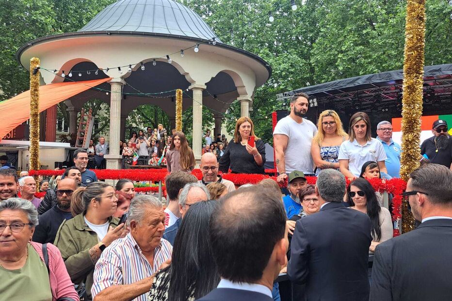 Presidente da Republica recebido por centenas de portugueses em Dudelange