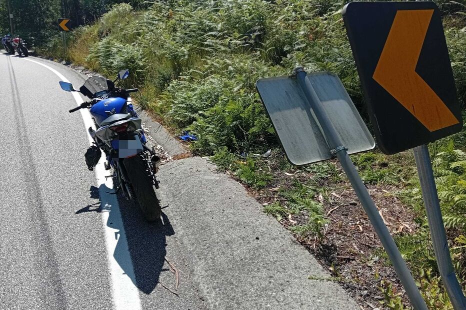 Jovem de 20 anos ferida em despiste de mota em Arouca