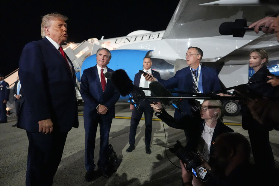 Donald Trump presta declarações 