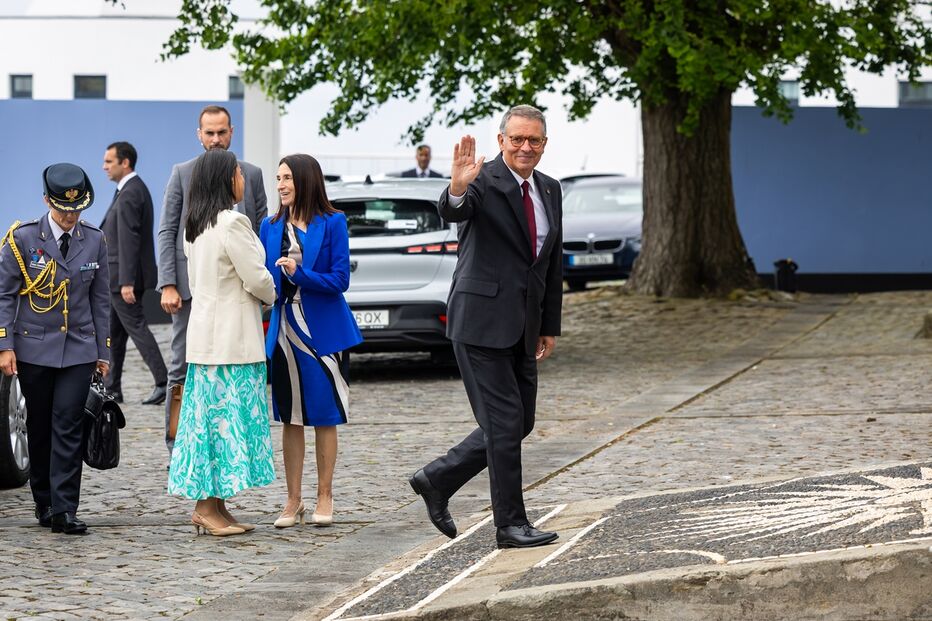 António José Seguro, ontem, numa cerimónia em Angra do Heroísmo, na ilha Terceira, Açores