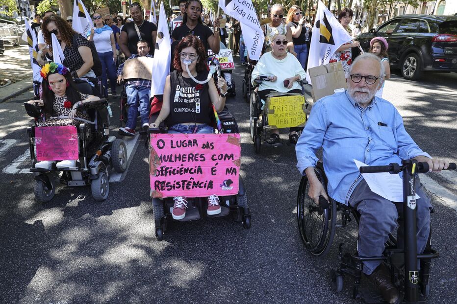 9.ª edição da Marcha pela Vida Independente de pessoas com deficiência, para assinalar o Dia Europeu da Vida Independente (05 de maio), na Avenida da Liberdade, em Lisboa,10 junho 2026