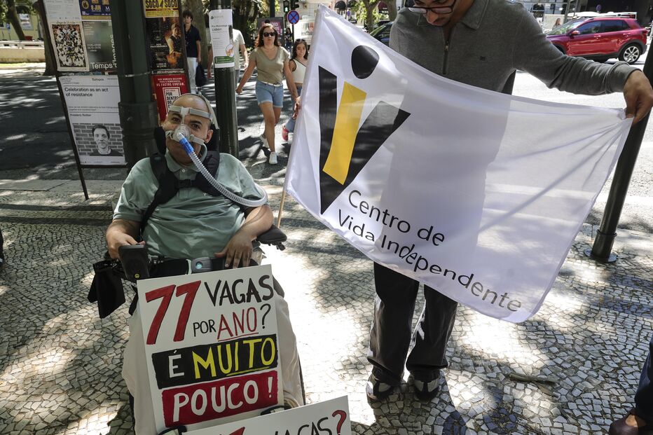 9.ª edição da Marcha pela Vida Independente de pessoas com deficiência, para assinalar o Dia Europeu da Vida Independente (05 de maio), na Avenida da Liberdade, em Lisboa,10 junho 2026