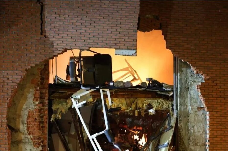Explosão de ginásio em Amesterdão