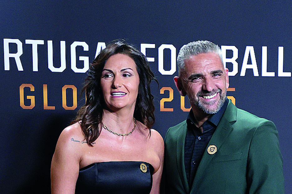 Rui Borges com a mulher, Ana Luísa