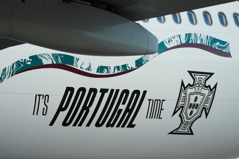 Avião da seleção portuguesa
