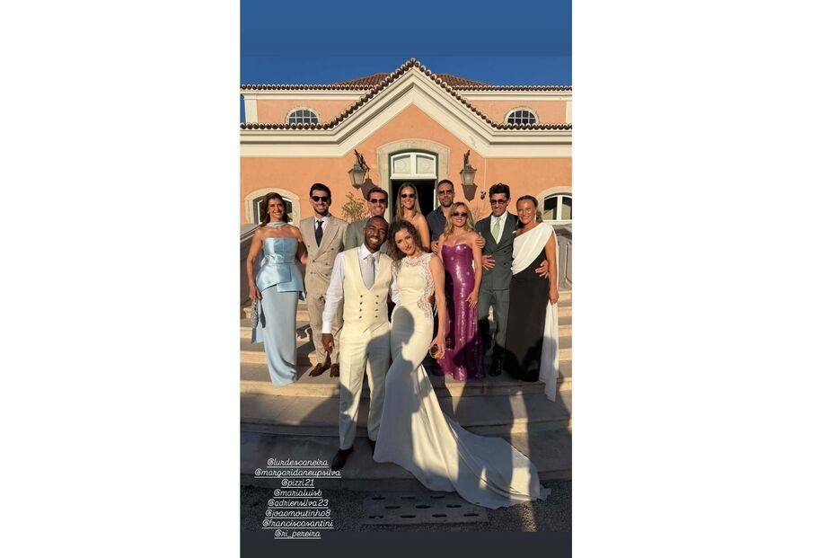 Casamento do futebolista Ricardo Pereira e Francisca Santos 