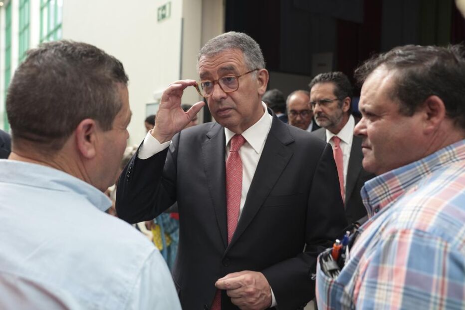 António José Seguro durante a visita à Feira Nacional de Agricultura, em Santarém