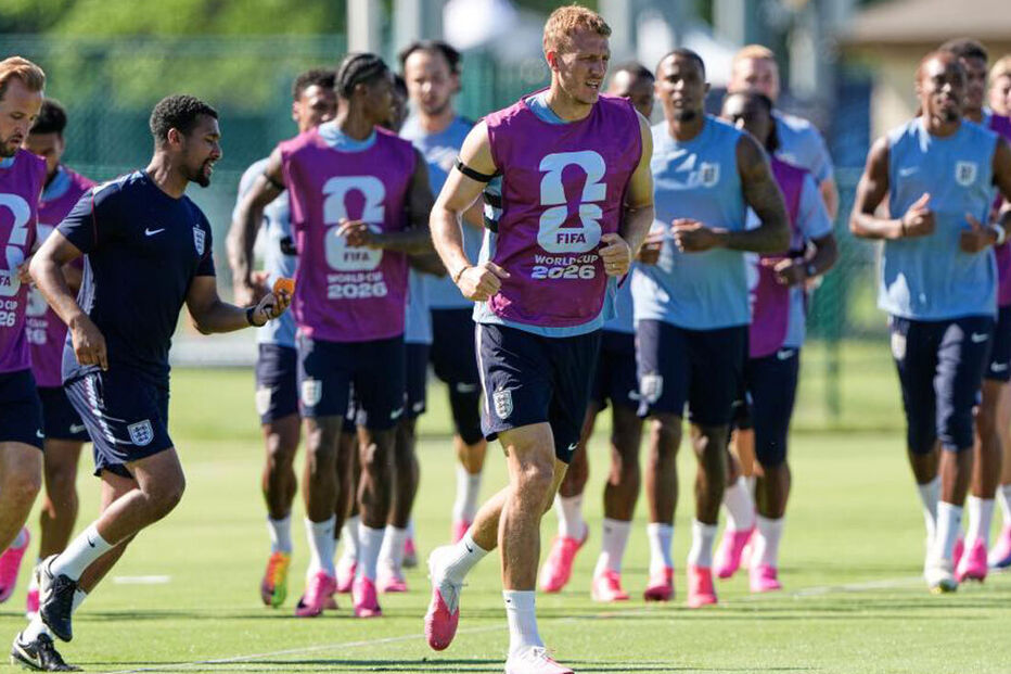 Seleção inglesa treina em Kansas City