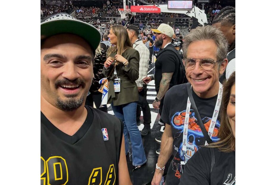 Ben Stiller na vitória dos Knicks
