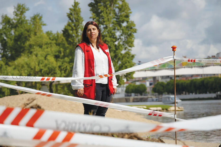 Clara Almeida, coordenadora da ação social da Cruz Vermelha Portuguesa de Coimbra