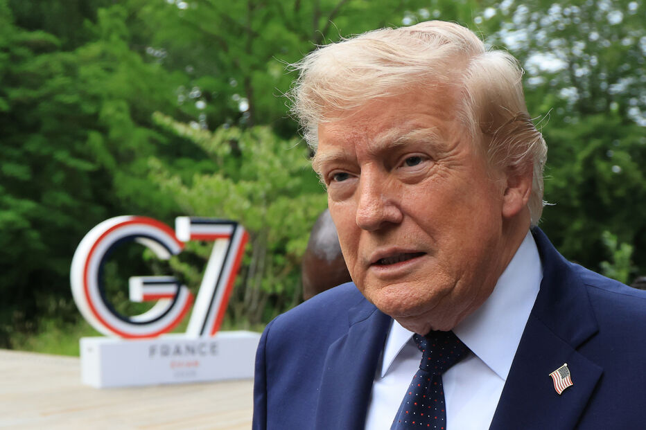 Donald Trump no encontro do G7