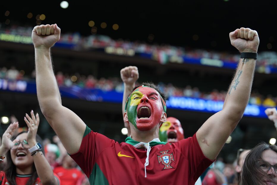 Portugueses festejam primeiro golo luso no Mundial2026 