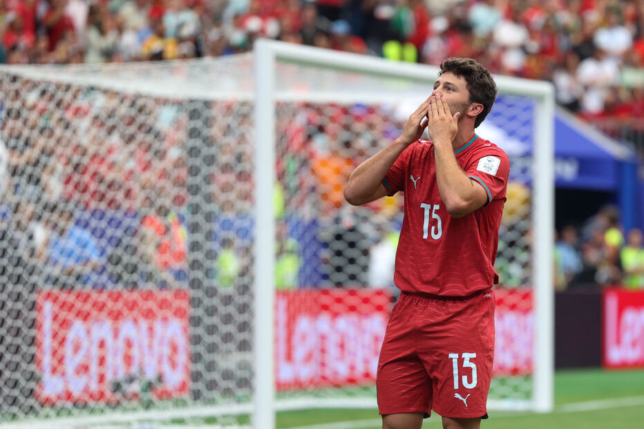 João Neves festeja golo no Portugal - RD Congo no Mundial2026