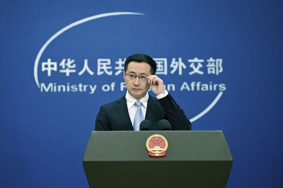 Porta-voz do ministério dos Negócios Estrangeiros chinês Lin Jian 