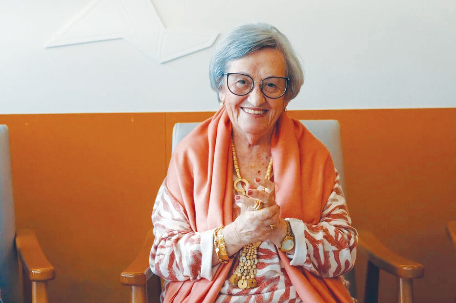 Maria José Raposo, residente, sente-se “realizada e feliz” no centro