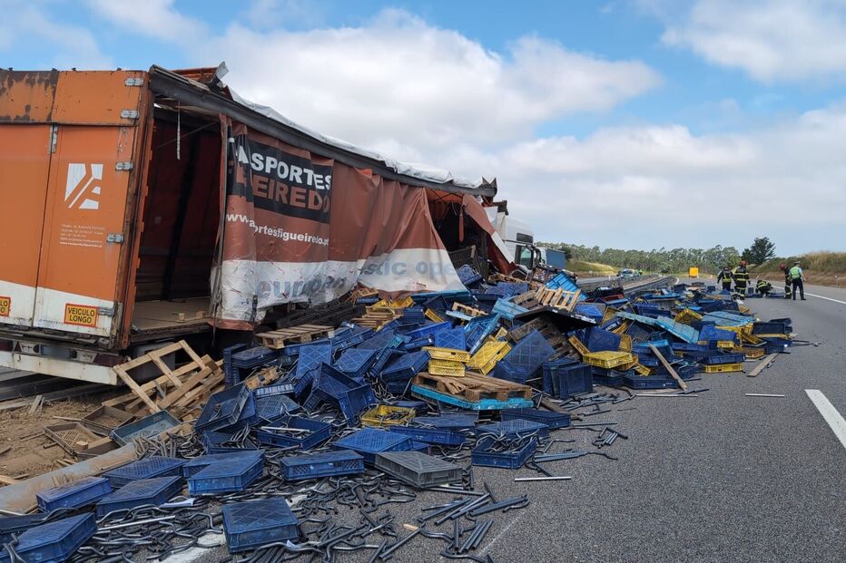 Despiste de camião condiciona trânsito na A29 em Estarreja