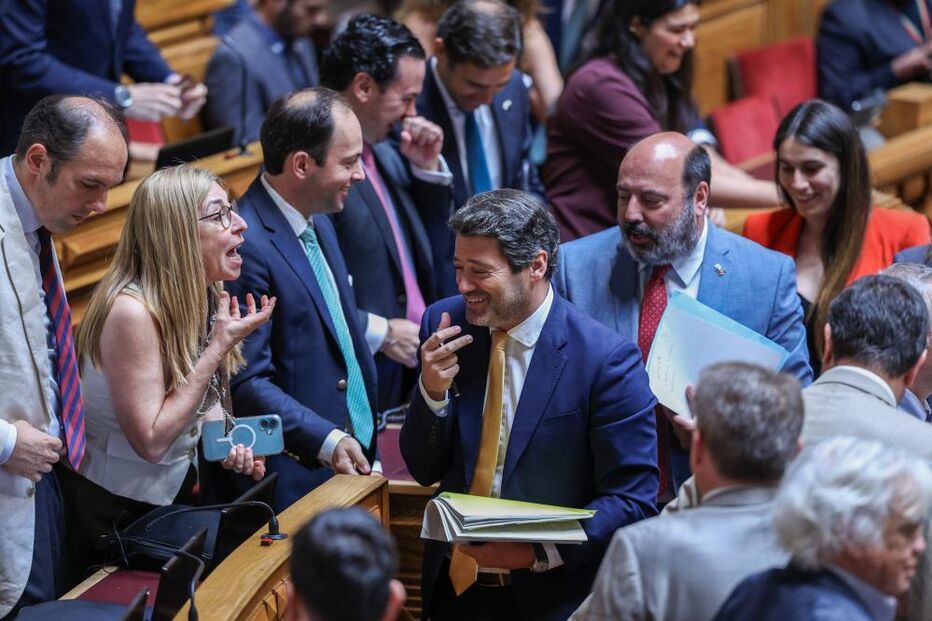 André Ventura esta sexta-feira no Parlamento