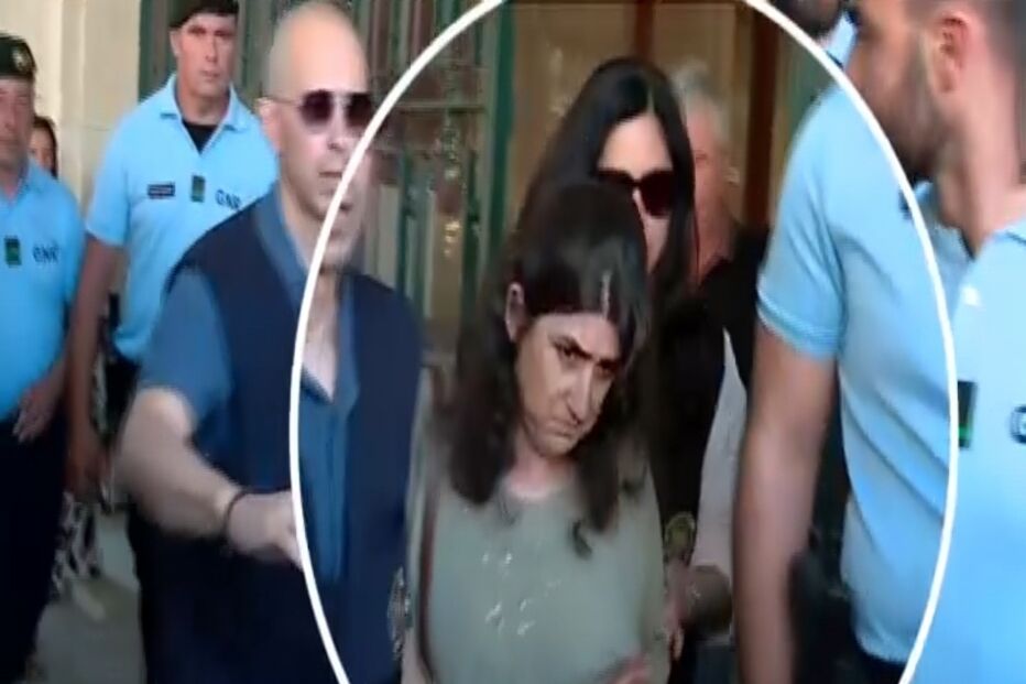 'Assassina': Eulália foi recebida com insultos na chegada ao tribunal 