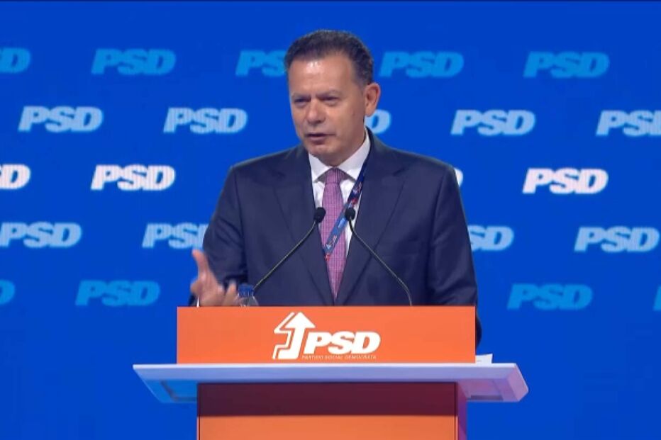 Presidente do PSD e primeiro-ministro, Luís Montenegro, abriu este sábado o 43.º Congresso do partido