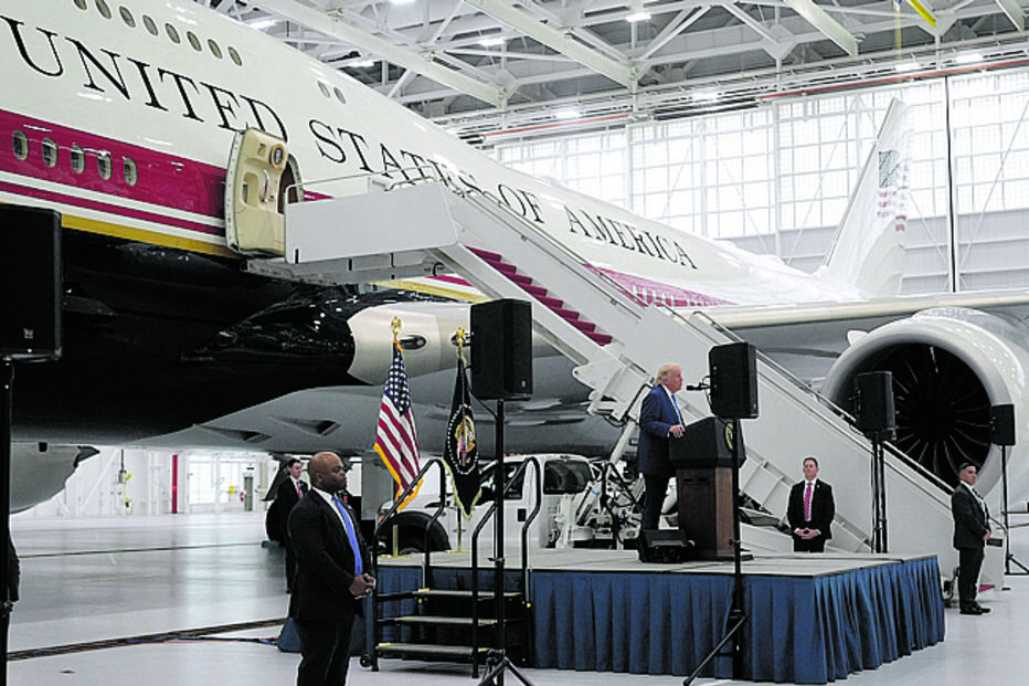 O novo avião presidencial foi oferecido pelo Qatar