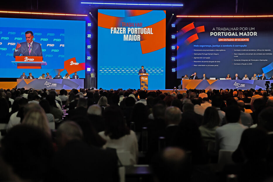 O 43.º Congresso Nacional do PSD termina este domingo em Anadia, Aveiro