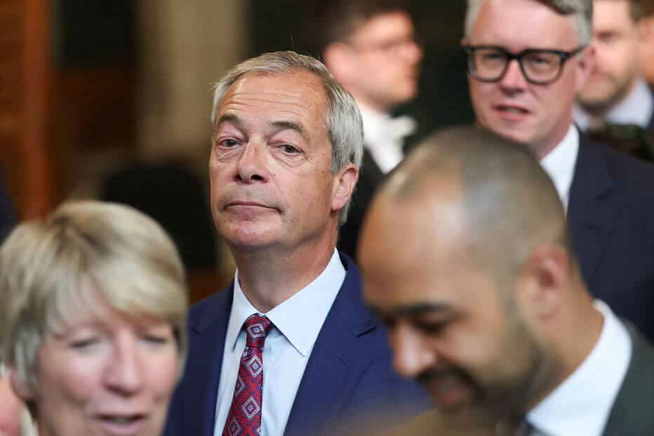 Nigel Farage, líder do Partido Reformista