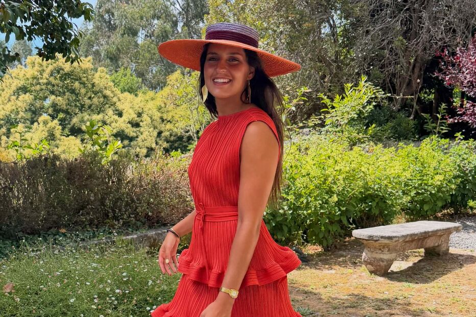 Kika Nazareth no casamento de Pauleta, capitã do Benfica