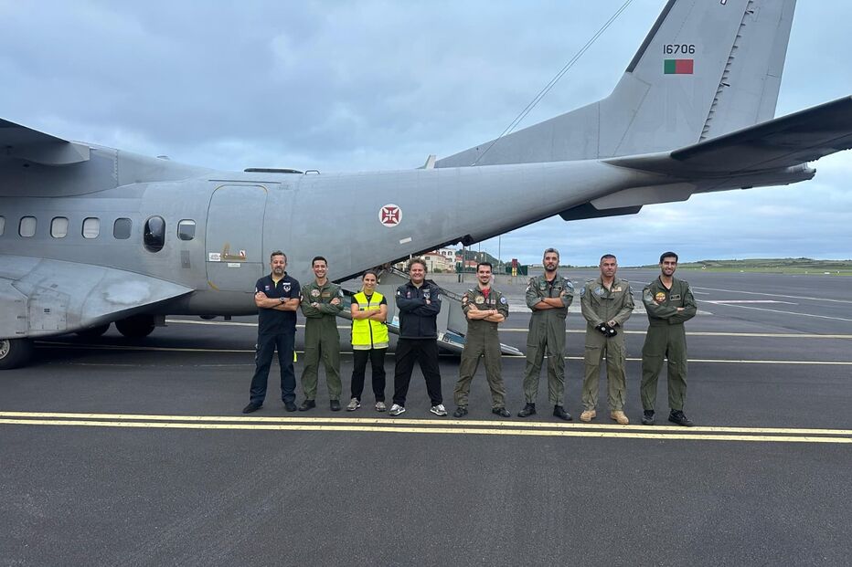 Força Aérea realiza missão inédita ao transportar seis doentes num só voo nos Açores