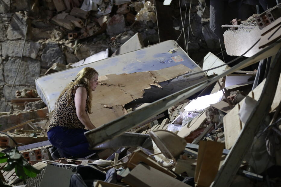 As imagens da destruição em Caracas após sismos