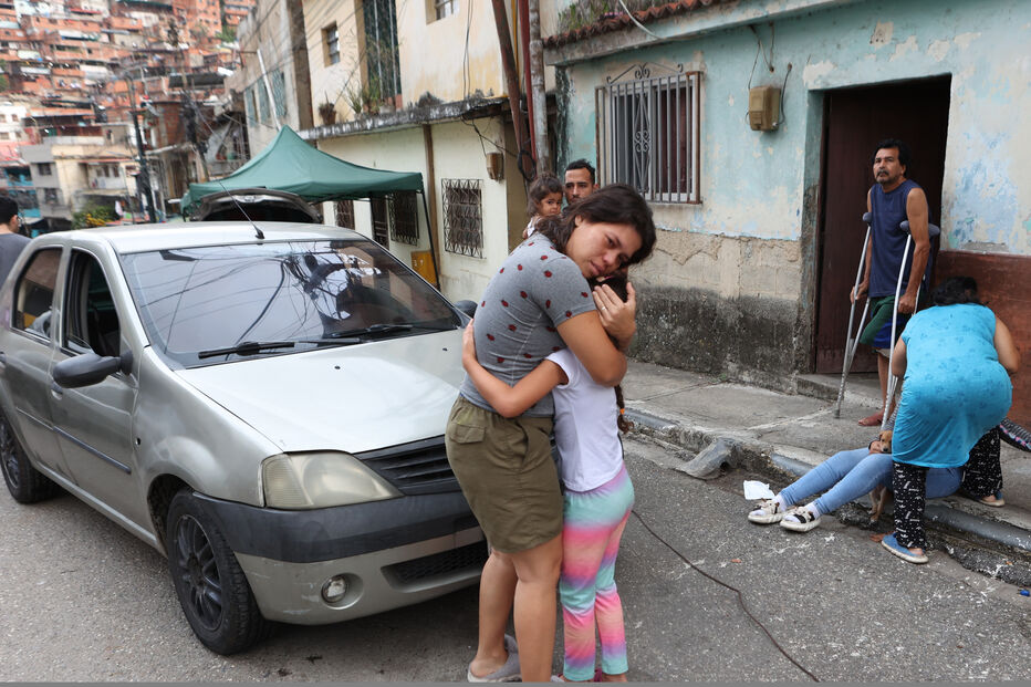 As imagens da destruição em Caracas após sismos