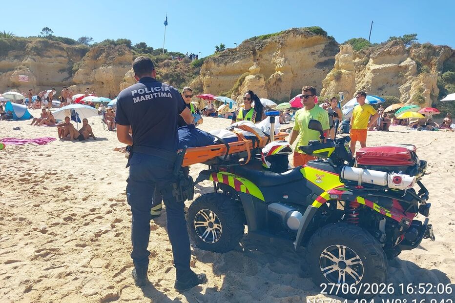 Homem francês morre na praia de São Rafael em Albufeira