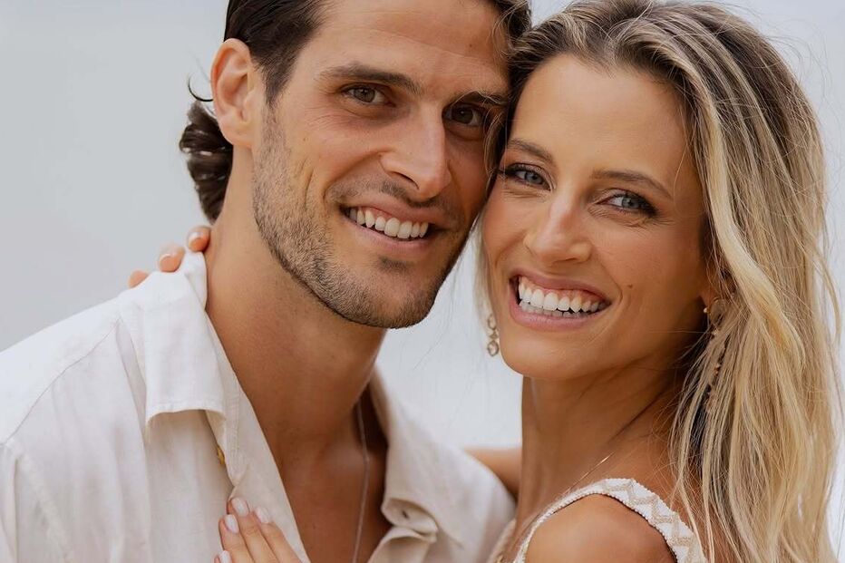 Gonçalo Paciência e Priscilla Tardelli Tollini