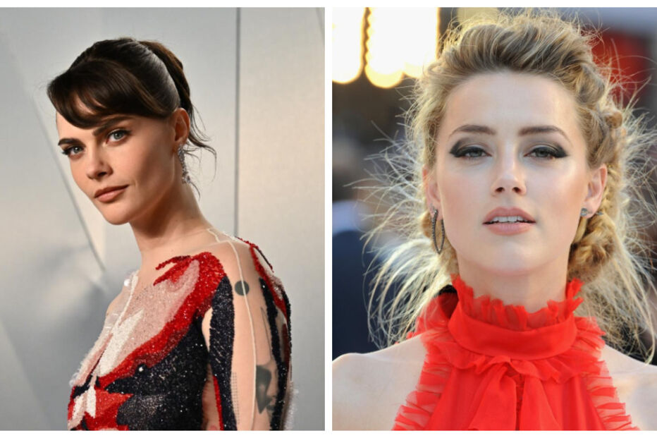 Cara Delevingne e Amber Heard
